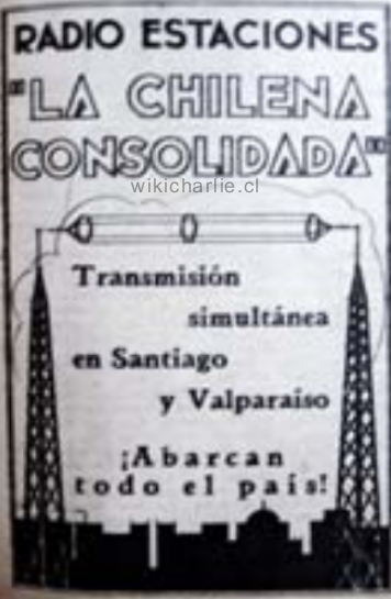 Aviso de Radio Chilena 1933 Revista Zig-Zag.png