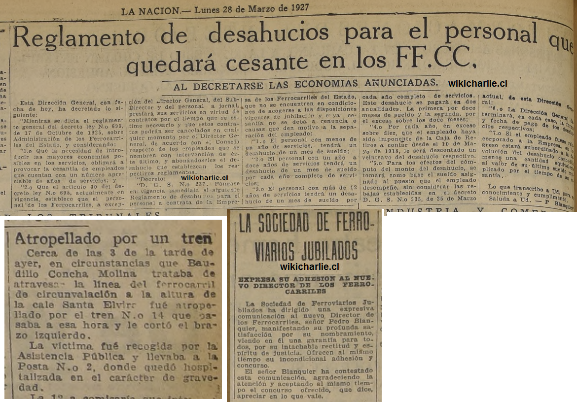 Historia del Ferrocarril en Chile - WikicharliE