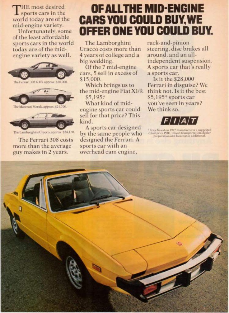 Fiat Bertone X1 9 Wikicharlie