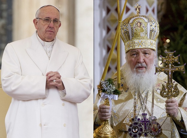 El Papa Francisco y Patriarca ruso Kirill.jpg