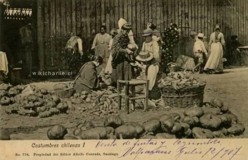 Venta de frutas y legumbres, Valparaiso, 12 de julio de 1907.jpg