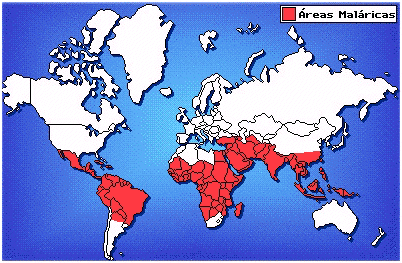 Areas de Malaria en el mundo