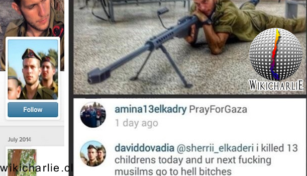 Soldado israeli presume de matar 13 infantes.png