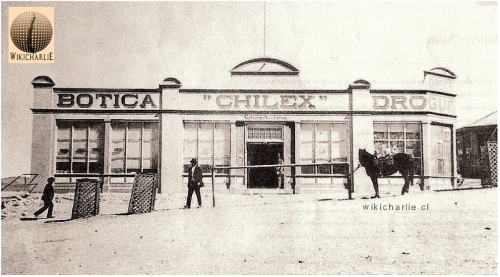 Botica Chilex de Chuquicamata en 1919.png