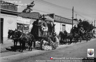 Funeral en Santiago de Chile 1941