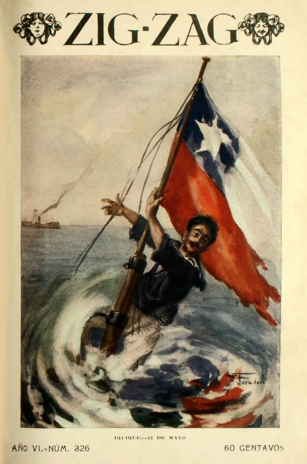 Archivo:Portada Revista Zig-Zag, aniversario Combate Naval de Iquique.jpg