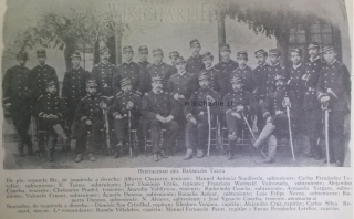 Oficialidad Batallón Talca 1879