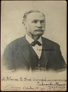 Los cadáveres de los héroes del Combate Naval de Iquique Arturo Prat Chacón e Ignacio Serrano Montaner fueron sepultados en la tarde de este día, en el cementerio de esa ciudad, gracias a la preocupación del ciudadano español Eduardo Llanos, ayudado por otro compatriota Benigno Posadas.