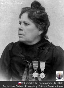 Cantinera héroe Filomena Valenzuela Goyenechea. Guerra del Pacífico.