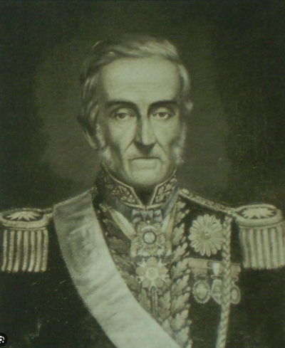 El cobarde Coronel argentino Rudencindo Alvarado, asesino de Manuel Rodríguez.