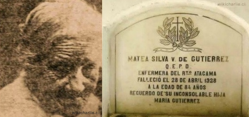 Matea Silva de Gutierrez, enfermera del Regimiento Atacama