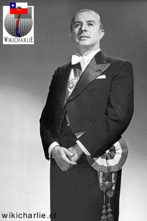 Presidente Gabriel Gonzalez Videla.