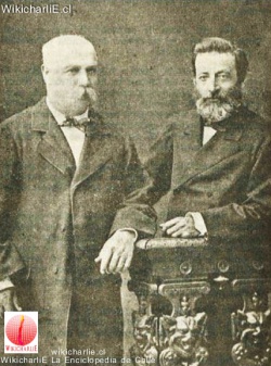Benjamín Vicuña Mackenna y José Santos Ossa