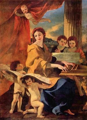 Santa Cecilia de Nicolas Poussin